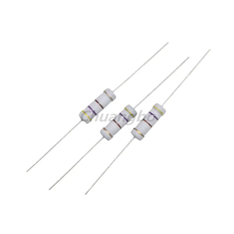 10pcs 3W 5% Carbon Film Resistor 0.1R~2.2M 10R 2.2R 12R 20R 43R 56R 100R 180R 470R 1.2K 4.7K 10K 43K 2R 10 22 47 56 120 220 430 - купить по