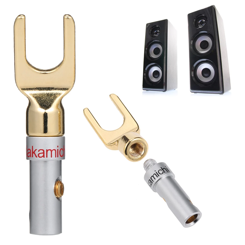 Y-образные разъемы для динамиков адаптер аудиовинта красного черного цветов