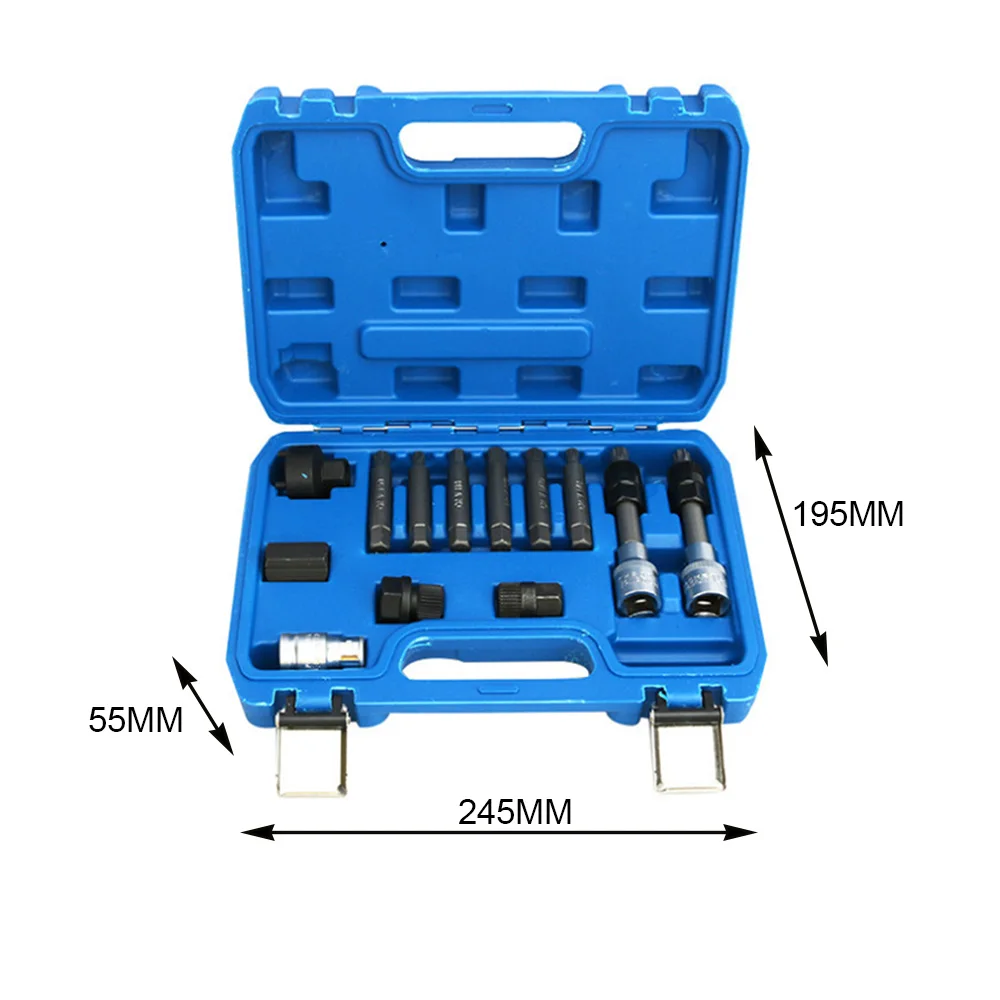 13 шт. ременный шкив двигателя генератора свободного хода инструмент для удаления