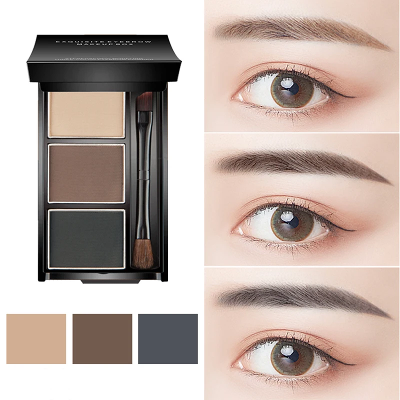 Пудра для бровей водостойкая 3 цвета | Красота и здоровье