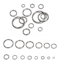 200pcslot 3 4 5 6 7 8 10mm stainless steel jump ring split ring open single loop connect ring for jewelry making diy findings