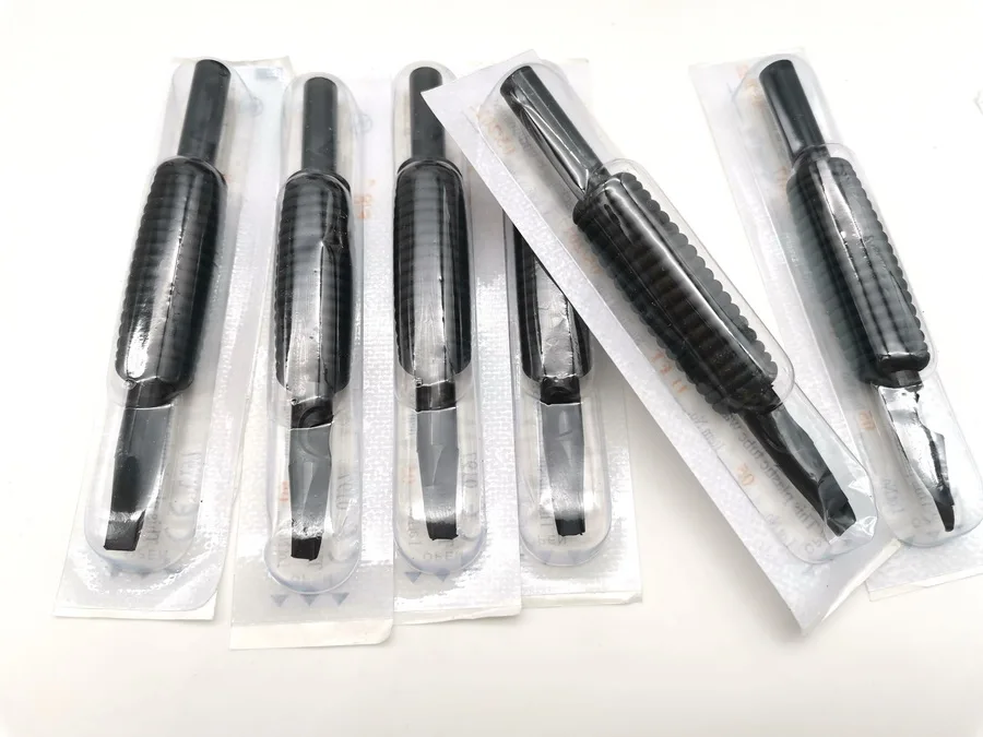 16 мм 9ft40 шт татуировки одноразовые трубки ручки черные резиновые ручки|tube cycle|tube