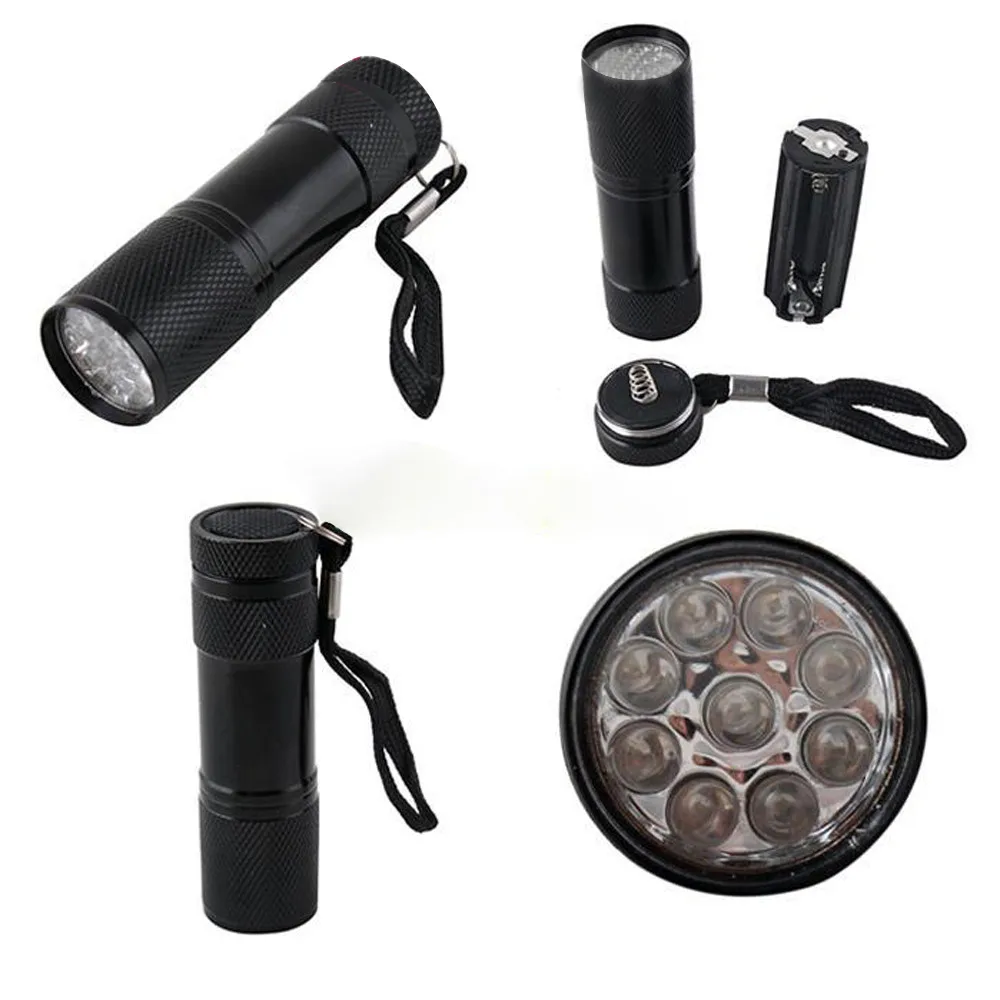 Ultra-mini aluminum alloy LED flashlight high quality UV light safety detection | Спорт и развлечения