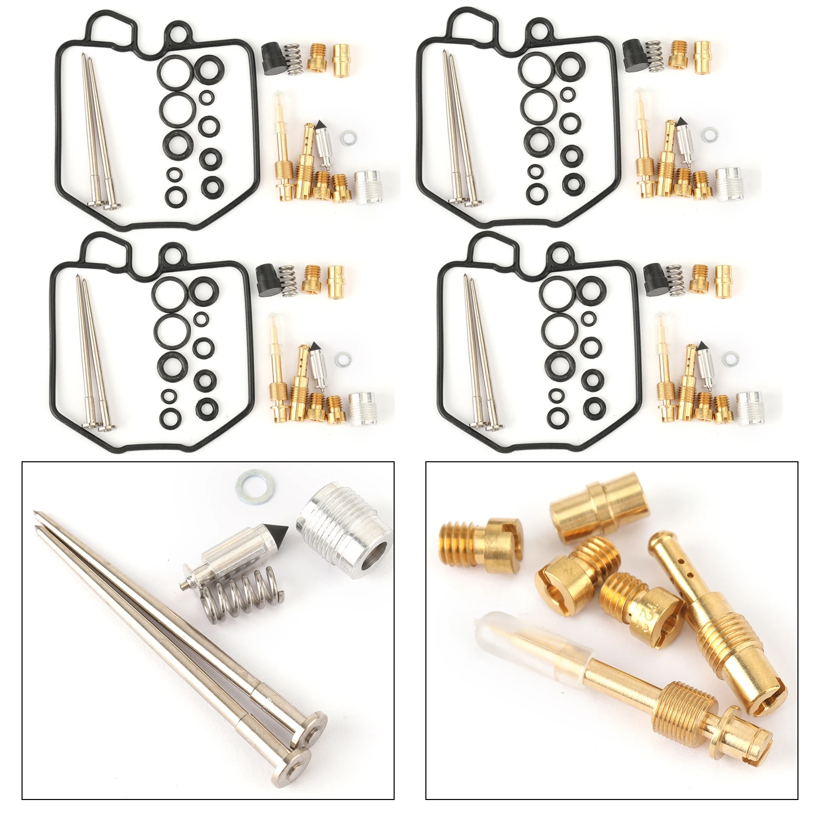 

Topteng 4x Carburetor Carb Rebuild Repair Kit For Honda CB750F CB750 F Super Sport 80-82 Motorcycle Accessories