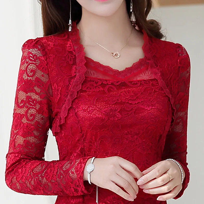 Новинка 2022 весенние женские кружевные топы рубашка модная повседневная женская