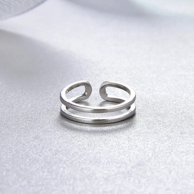 

S925 Silver Open Rings for Women Sterling Silver Party Fashion Hip-Hop Personality Silver Jewelry Sweet Ring