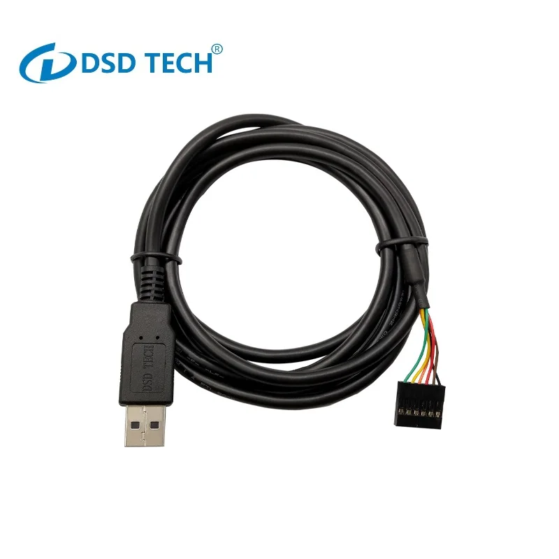 

DSD TECH SH-U09G USB to TTL Serial Cable Built-in FTDI FT232RL IC 1.8M/5.9FT