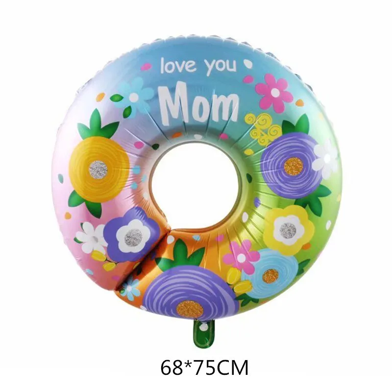 Гирлянда Love You Mom воздушные шары из фольги солнце облако на день рождения матери