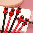 36 шт.лот креативная гелевая ручка кальмар милые 0,5 мм черные чернила нейтральные ручки рекламный подарок Офисные и Школьные принадлежности