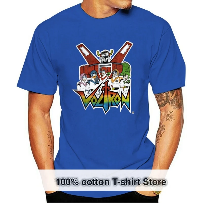 

Voltron-Camiseta clásica para hombre playera Vintage