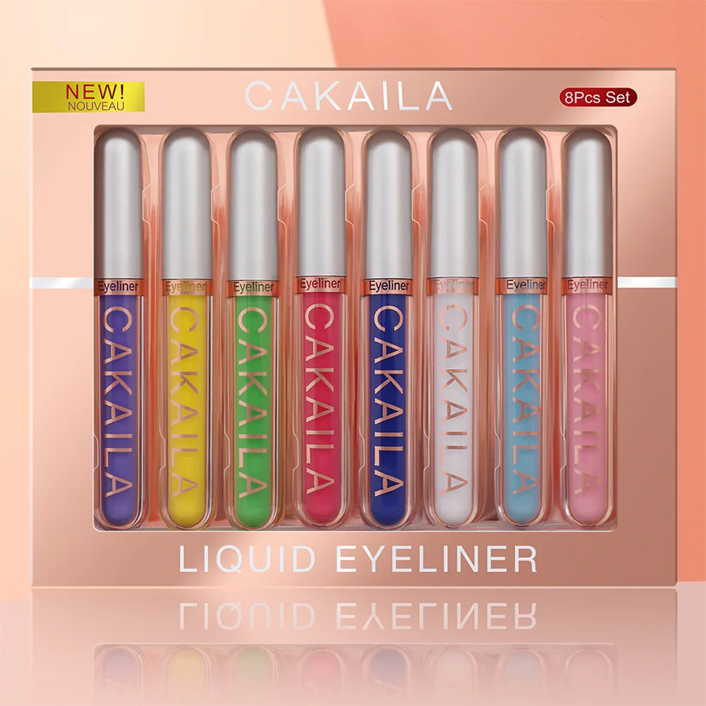

Liquid Eyeliner Set Waterproof Smudge-proof Eyeliner High Pigmented Glitter Eyeliner Pen Set Gift For Women Set Liquid Eyeliner
