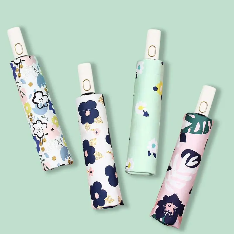 Автоматический зонт женские солнцезащитные зонты трехмерный Зонт от солнечного