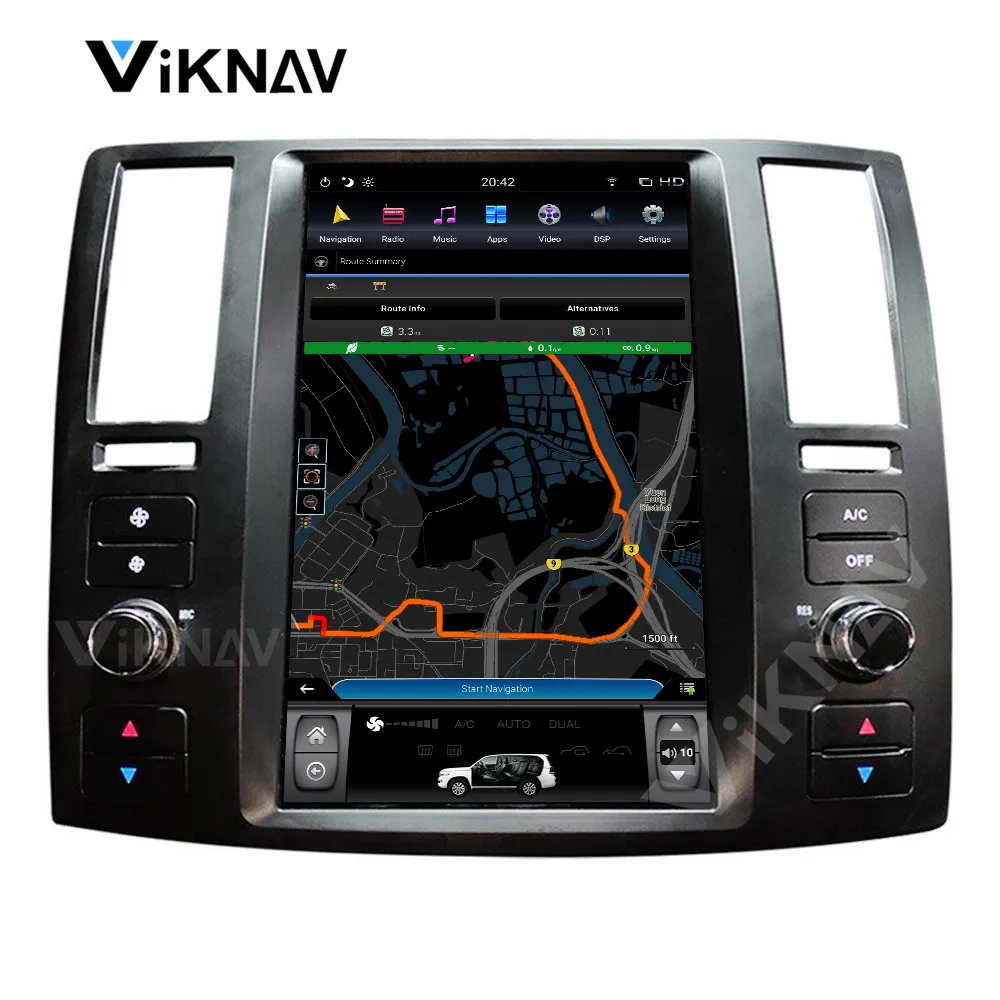 multimedia player For Infiniti FX35 FX45 2004-2008 car GPS navigator video auto android system radio tape recorder 11.8 inch | Автомобили