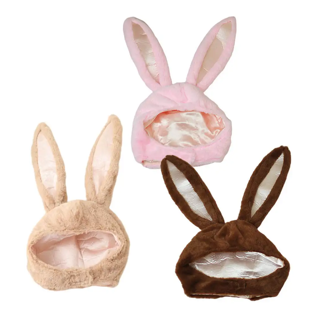

Long Ear Rabbit Hat Cozy Kids Easter Party Photo Props Costume Party Favors Holiday Hat Funny Unisex Animal Theme for Women