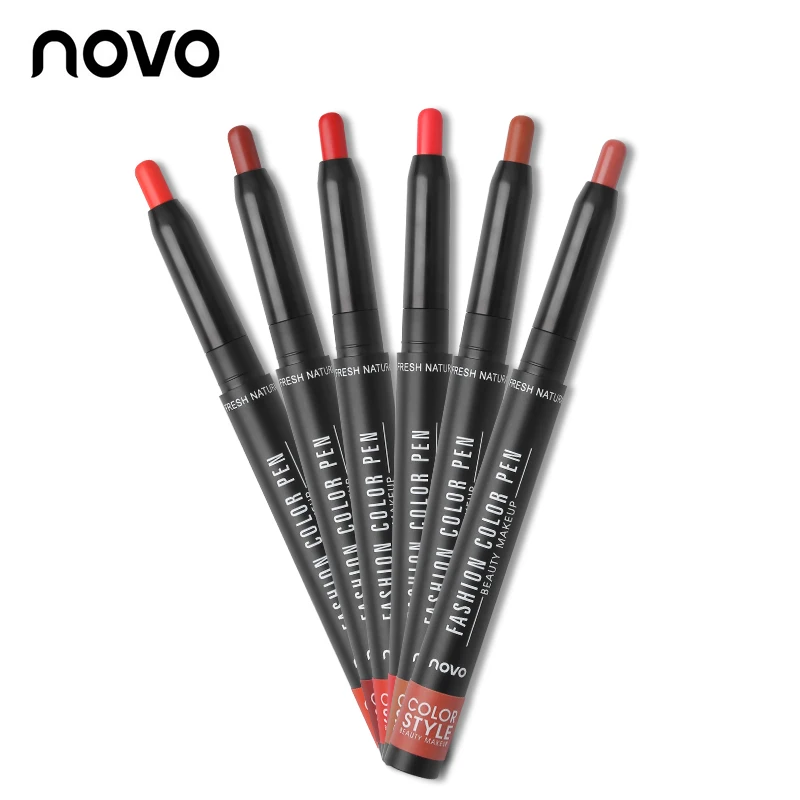 Многофункциональная ручка для макияжа Novo Cosmetics Мерцающие Металлические тени век