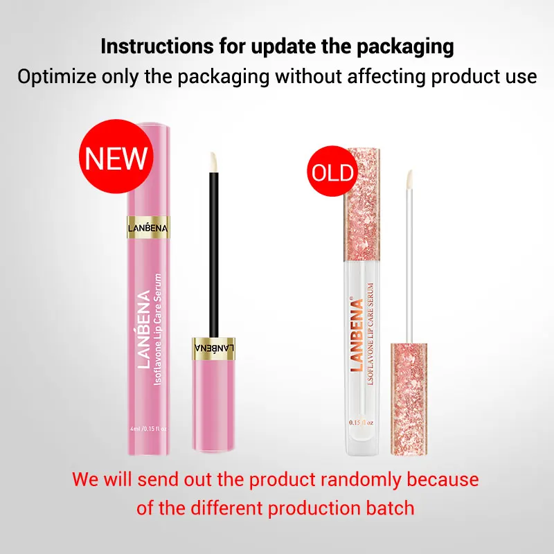 LANBENA Buy 3 получить 1 подарок Lsoflavone Сыворотка для ухода за губами маска губ шт. +