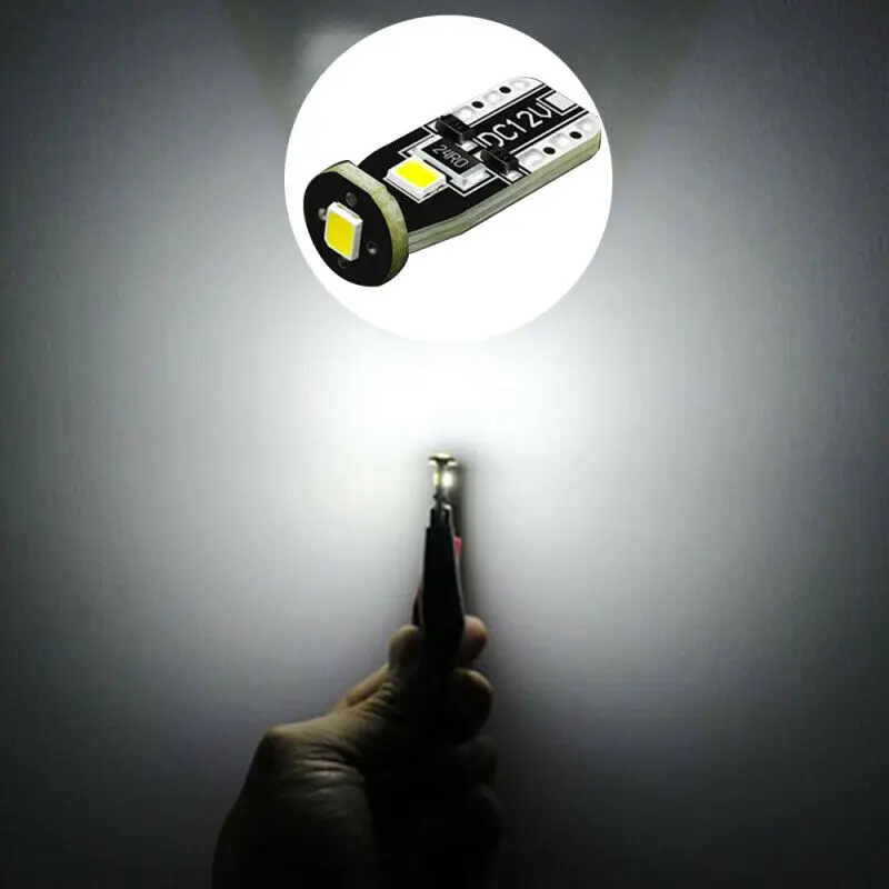 Лампы для номерного знака автомобиля Krator 6 шт. цвет белый Canbus T10 3SMD 3030 194 168 |