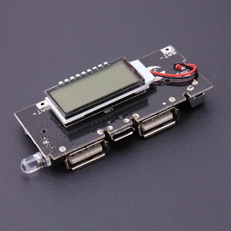 Внешний аккумулятор с двумя USB портами 5 В 1 А 18650 А|Аксессуары для батарей| |