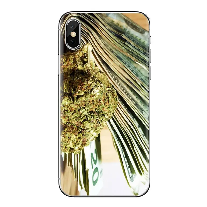 Soft Transparent Covers For LG G3 G4 Mini G5 G6 G7 Q6 Q7 Q8 Q9 V10 V20 V30 X Power 2 3 K10 K4 K8 2017 Drug Dealer Money Weed Art |