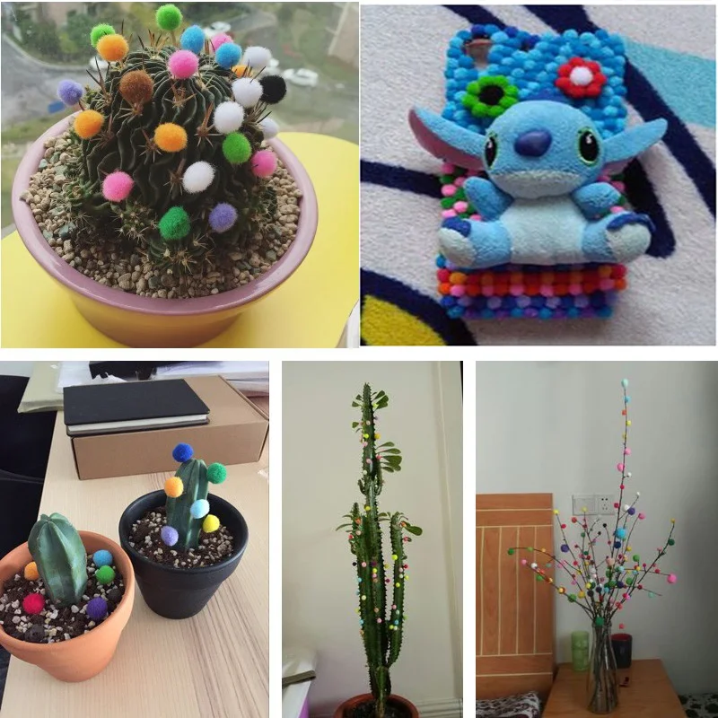 Высокоэластичный плюшевый шар поделки сделай сам рандомный помпон ручной работы