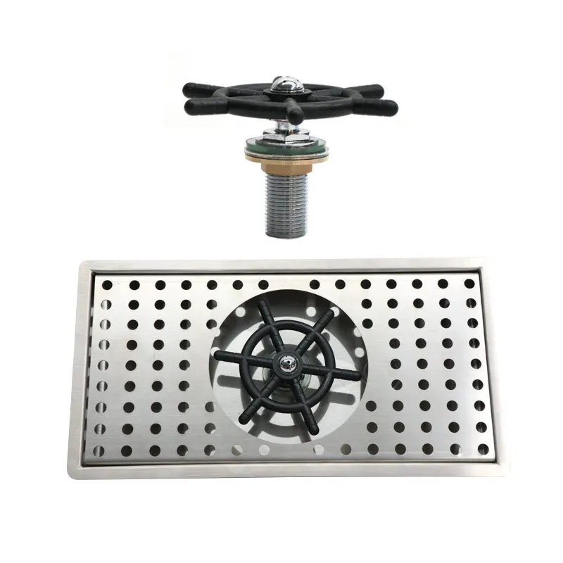 

Pitcher Rinser Espresso Rinser with Spray, Drain and Drip Tray 304 Stainless Steel Bar Glass Rinser for Sink, Cup Washer