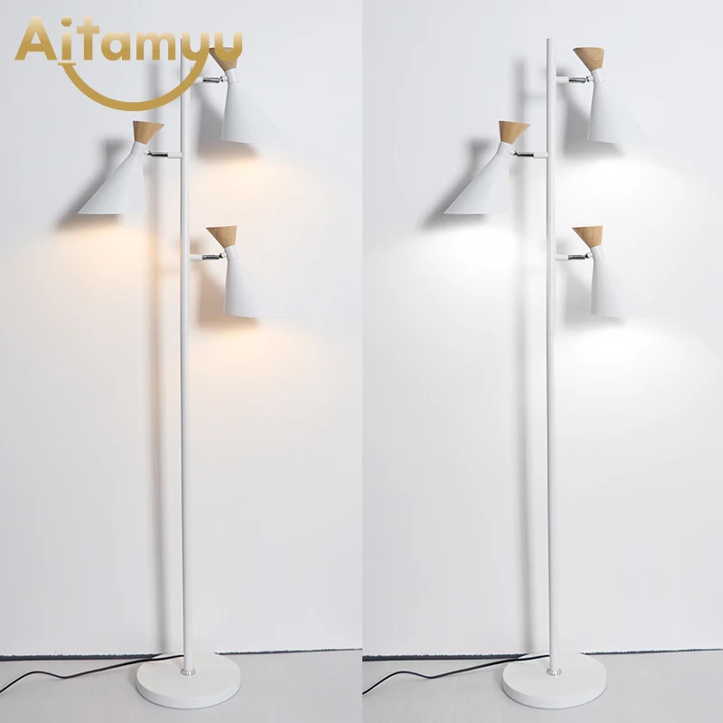 Гостиная Напольная Лампа американская светодиодная Складная стоячая лампа для