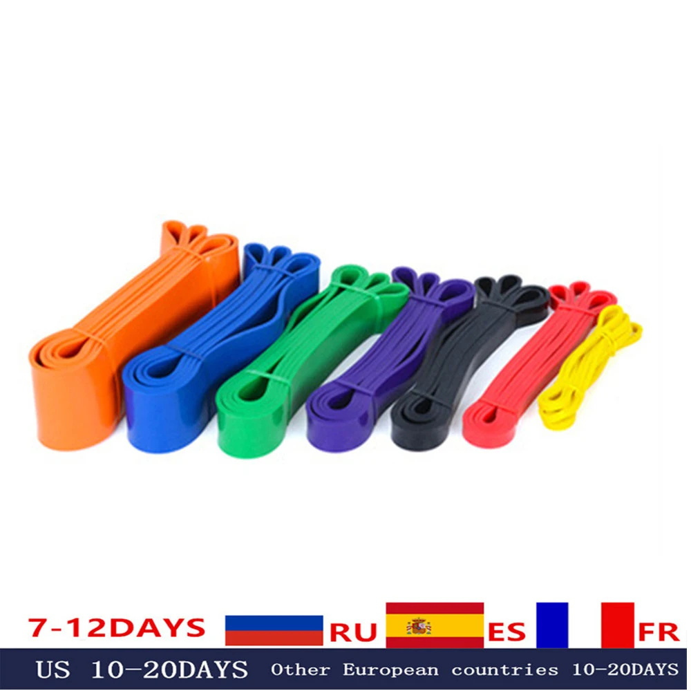 

Resistance Bands Exercise Elastic Natural latex Workout Ruber Loop Strength rubber band for Fitness Equipment Training Expander