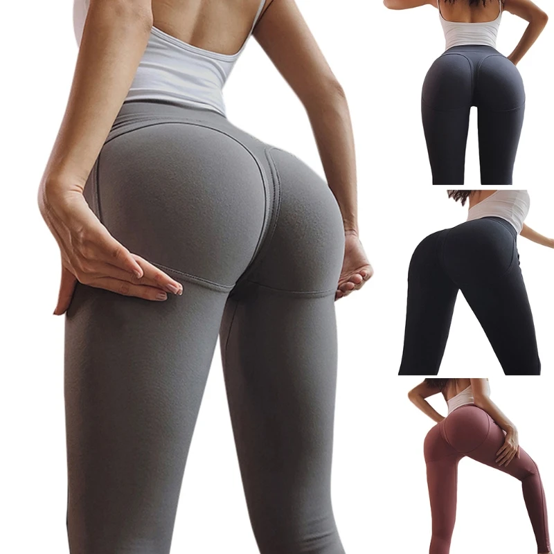 

Women High Waist Workout Yoga Leggings Sexy Butt Lifting Fitness Tight Pants W8EE