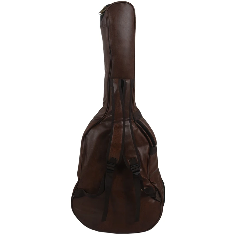 

40 Inch 41 Inch Waterproof PU Guitar Backpack Thickened Padded Guitar Carrying Case Gig Bag for 40 / 41 Inch