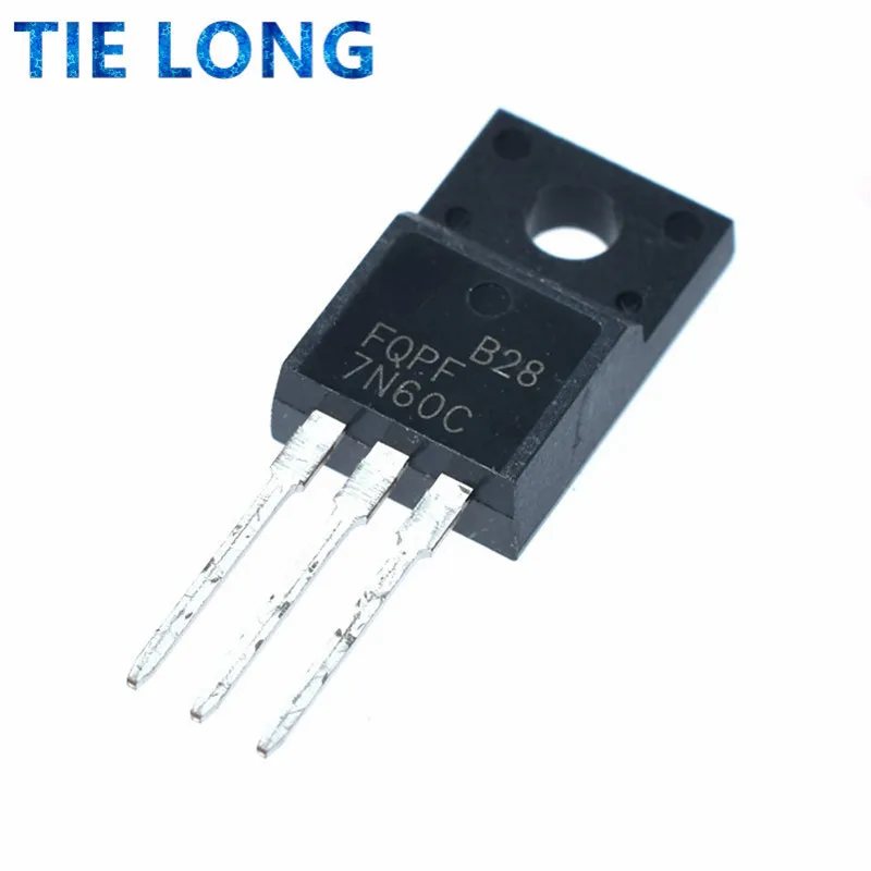 

20pcs FQPF7N60C 7N60C 7N60 600V 7A MOSFET N-Channel transistor TO-220F new original