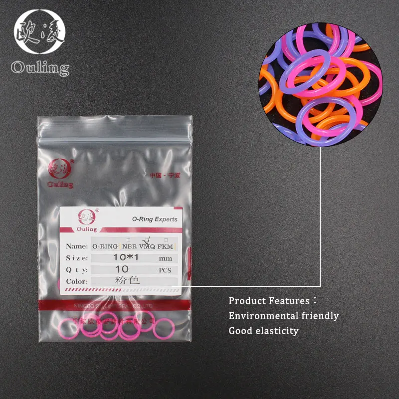 10 шт./партия силиконовые уплотнительные кольца толщина 1 мм OD4 / 5/6/7/8/9/10