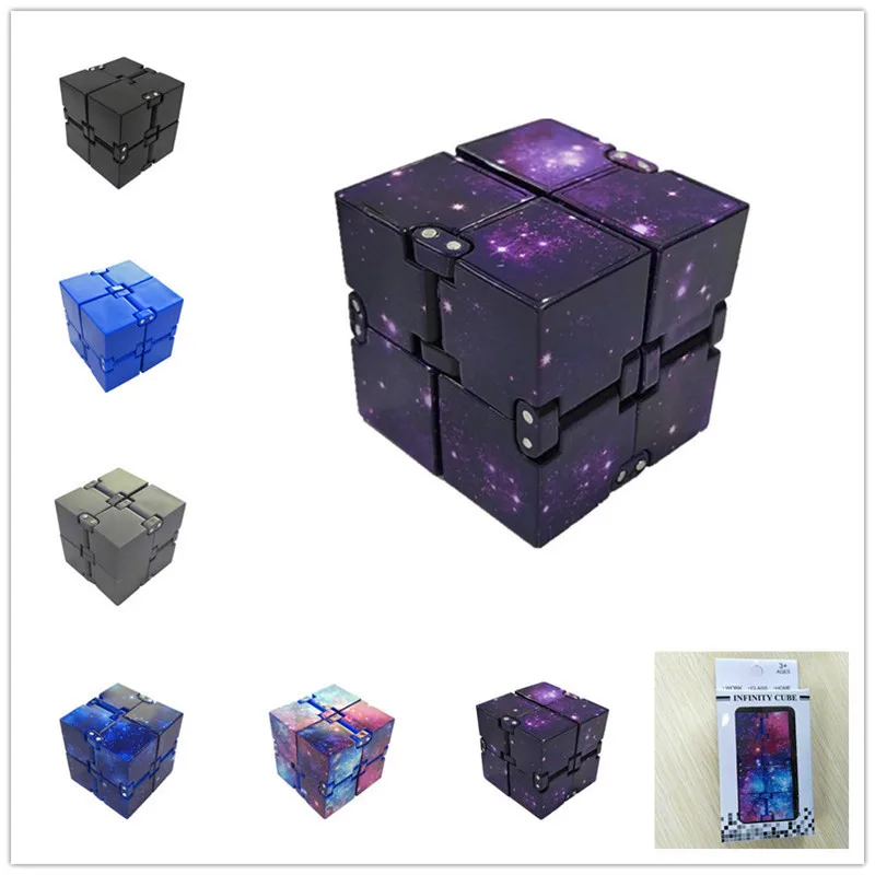 

Popular Infinity Cube Decompression Magic Plastic Cube Fidget Toys for Anxiety Magic Cubes 2x2x2