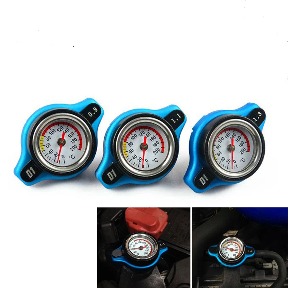 Колпачок радиатора D1 Spec RACING Thermore + Датчик температуры воды бар/бар (малый размер) |