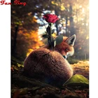 100% полная квадратнаякруглая дрель 5D DIY алмазная живопись 