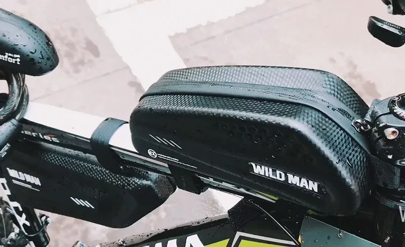 WILD MAN Сумка для горного велосипеда с верхней трубкой Pannier непромокаемая Водонепроницаемая велосипедная сумка передняя велосипедная Рама сумка Mtb Аксессуары