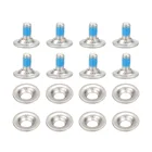 1 комплект8 комплектов фиксированной универсальной переплетной шайбы для улицы Sking сменный набор винтов для сноуборда лыжные принадлежности детали из нержавеющей стали