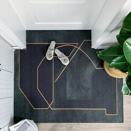 New arrive Nordic Home Entrance Doormat PVC Anti-Slip Floor Mat Oil proof Kitchen Rugs Large Carpets Doormats livingroom | Дом и сад