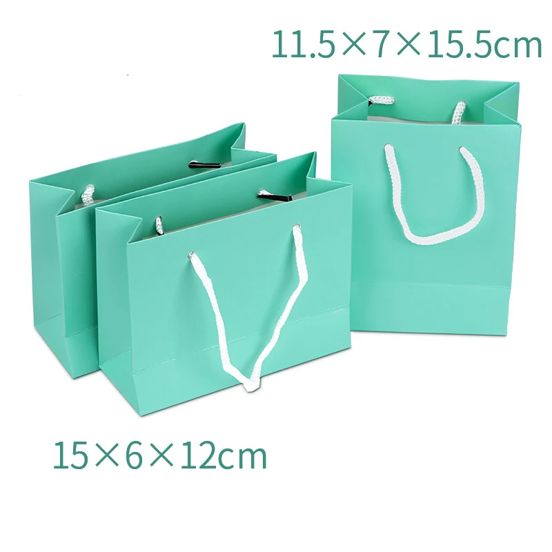

(30 pieces/lot) Promotion Christmas Paper Gift Bag With Handle Small Size Wedding Birthday Party Favors Pink Candy Bags GB02B