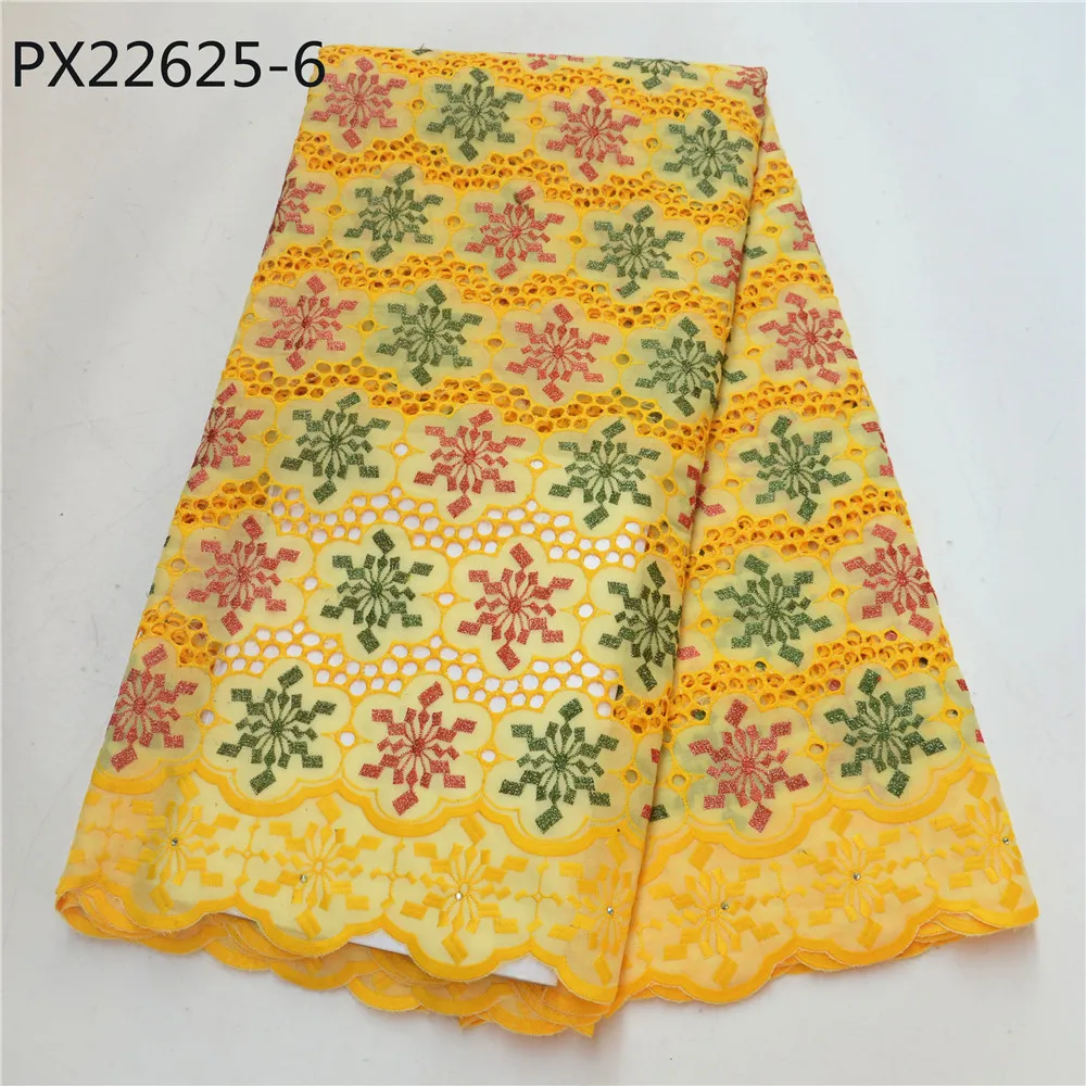 Красивые Новейшие цвета дизайнерская белая хлопчатобумажная кружевная ткань с