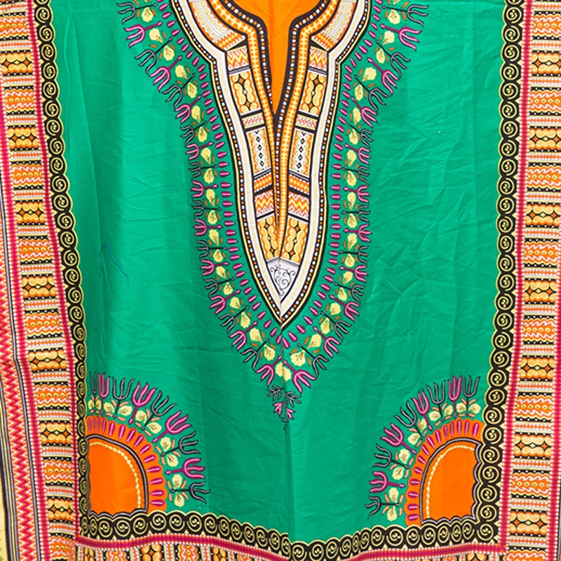 

Bohemian Robe Maxi-Dress Kaftan Dashiki Ethnic African-Print Plus-Size Women