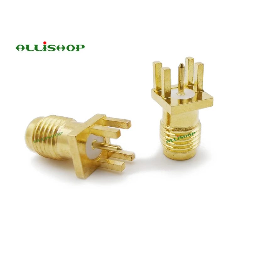 Черное крепление для печатной платы от ALLISHOP розетка Женский переходник с прямым