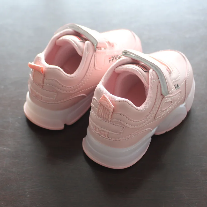 2020 весна осень яркая детская спортивная обувь светодиодная повседневная для