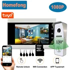 7 дюймов Tuyasmart wi-fi Беспроводной видео домофон Системы IP телефон двери 1080P Камера дистанционная разблокировка говорить мониторинга