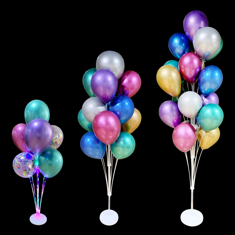 

1/2Set 19Tubes Balloon Stand Balloon Holder Column Confetti Balloons Baby Shower Birthday Party Wedding Xmas Decoration Supplies