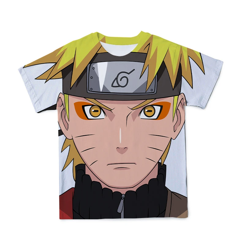 

2021 Summer New Men's 3D Naruto T-shirt Clothing Street Loose Breathable O-neck Short Sleeve Large Size 110-6XL (Customizable)