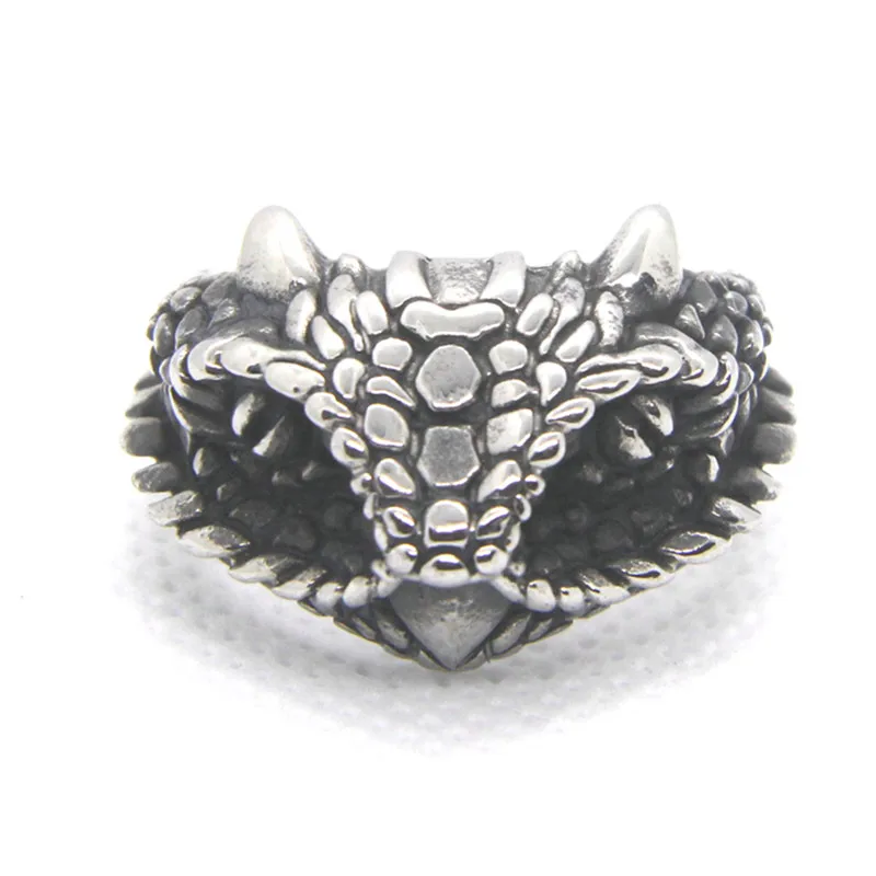 Кольцо в виде совы из нержавеющей стали 316L украшение стиле панк и байкера Размер 7