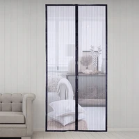 magnetic attractable anti fly mosquito insect curtain soft frame screen window mesh net automatic closing door screen