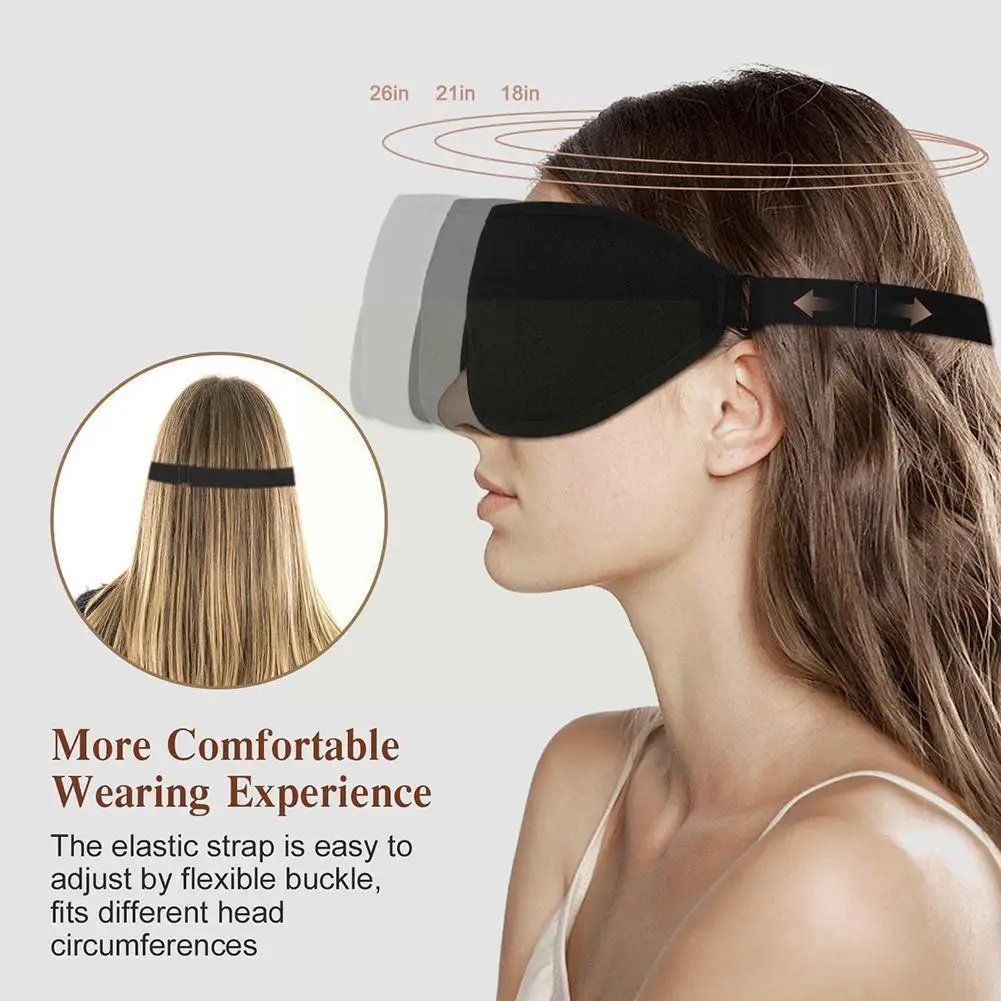 

Глаз для сна для женщин и мужчин, мягкий и удобный для сна светильник блокирующий глаз для сна, U5o9