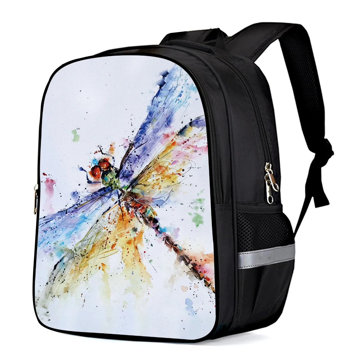 Детский рюкзак для мальчиков и девочек абстрактная картина маслом стрекоза
