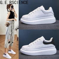 soft leather all match large size small white shoes 2021 new womens shoes student sports leisure couple fashion sneakers